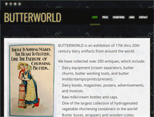 Tablet Screenshot of butterworld.org